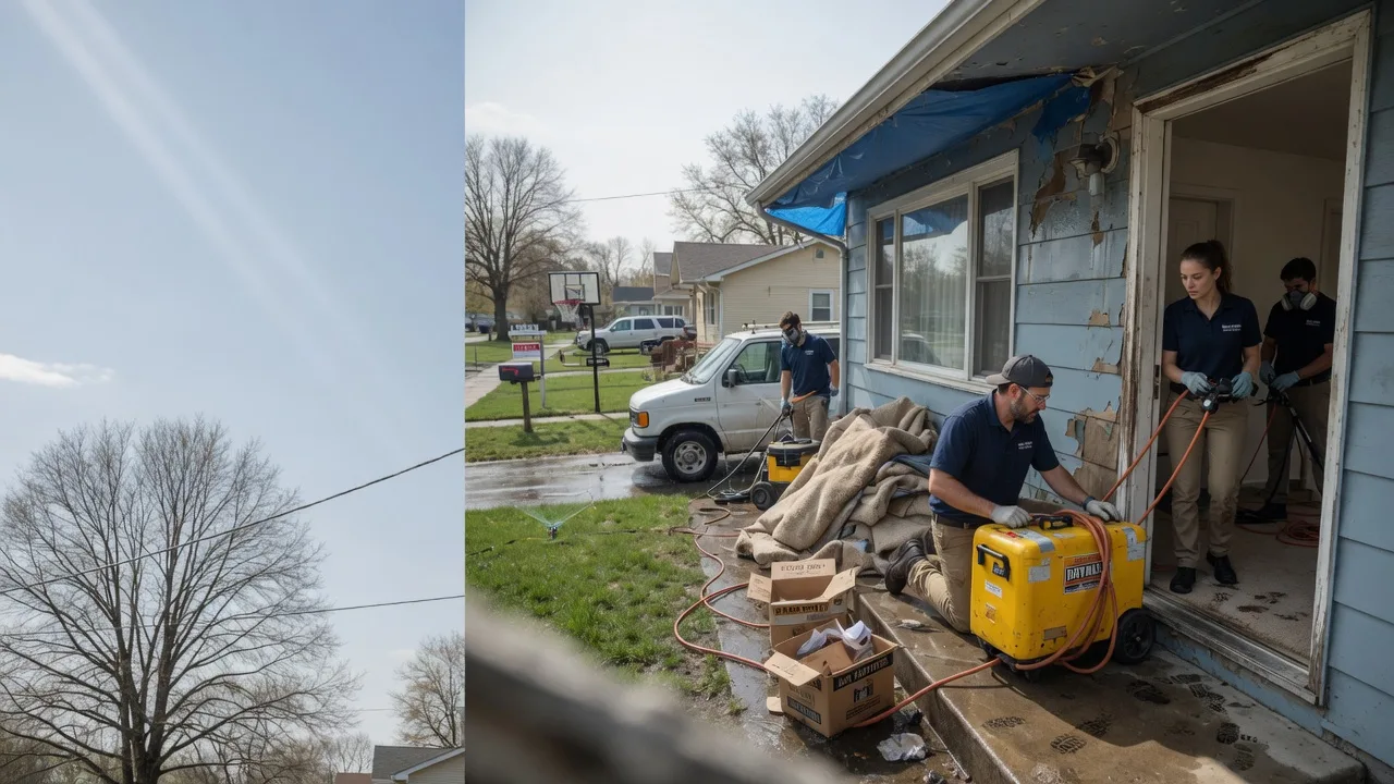 Basement Flood Cleanup in Burlington, KS near me